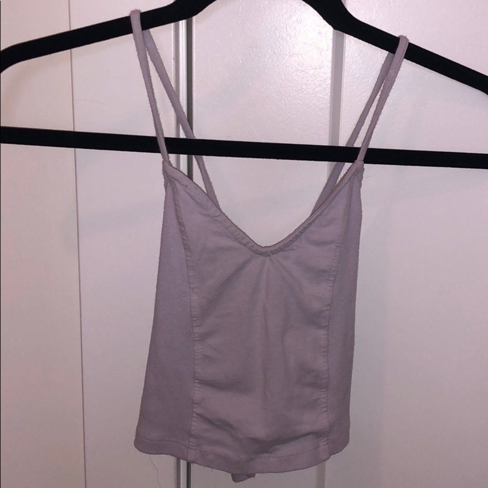 Little light purple crop size XS